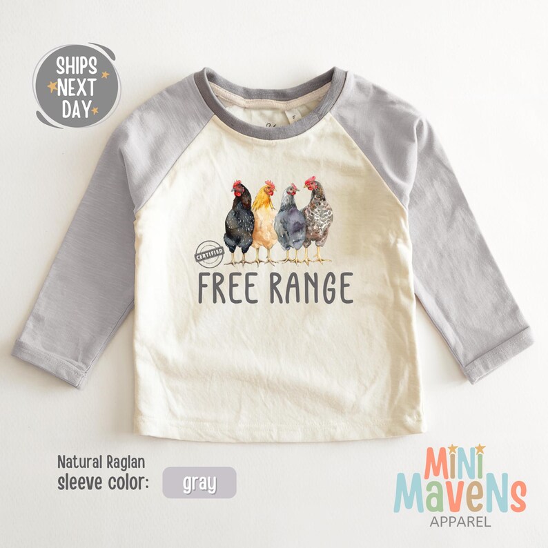 Free Range Chicken Toddler Shirt Farm Animal Kids Tee Chicken Lover free-range-chicken-toddler-shirt-farm-animal-kids-tee-chicken-lover