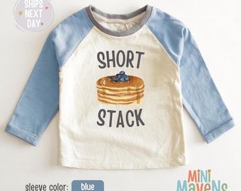 Pancake Kids Raglan Shirt: Funny Foodie Toddler Tee