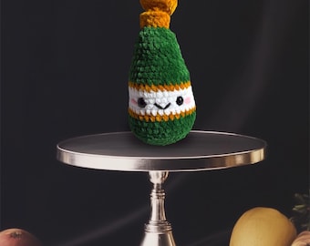 Amigurumi Champagne Bottle