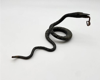 Schmiedeeiserne Schlangenskulptur, 1950er Jahre