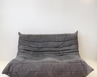 Divano Togo a 2 posti "Ligne Roset", grigio topo