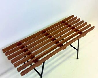 Banco italiano – design minimalista, década de 1960