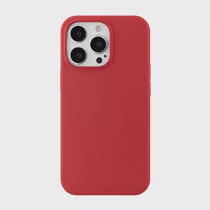 Funda de silicona para iPhone 17, iPhone 16 Pro, 15, 11, color liso, antigolpes, rosa liso, verde salvia, personalizada. Red