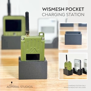 WisMesh Pocket Radio Charging Dock Meshtastic/Meshcore