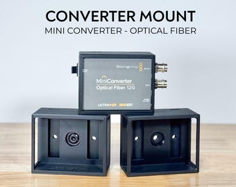 Mount for Blackmagic Design Converter - Optical Fiber 12G
