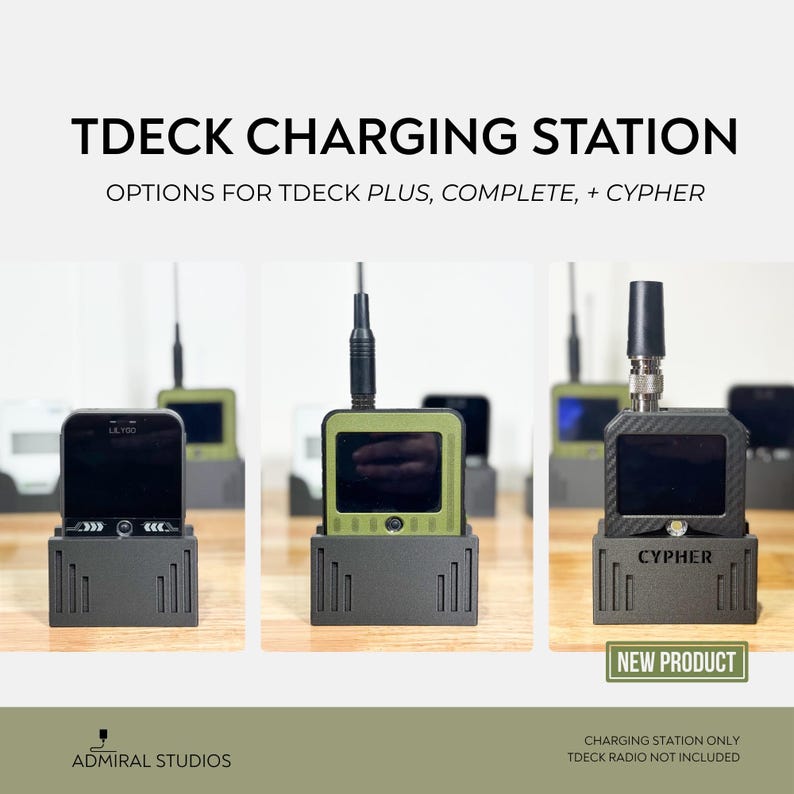 LILYGO T-Deck Radio Charging Dock Meshtastic/Meshcore bild 1
