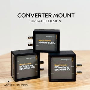 Mount for Blackmagic Design Micro Converters - SDI/HDMI 3G and 12G