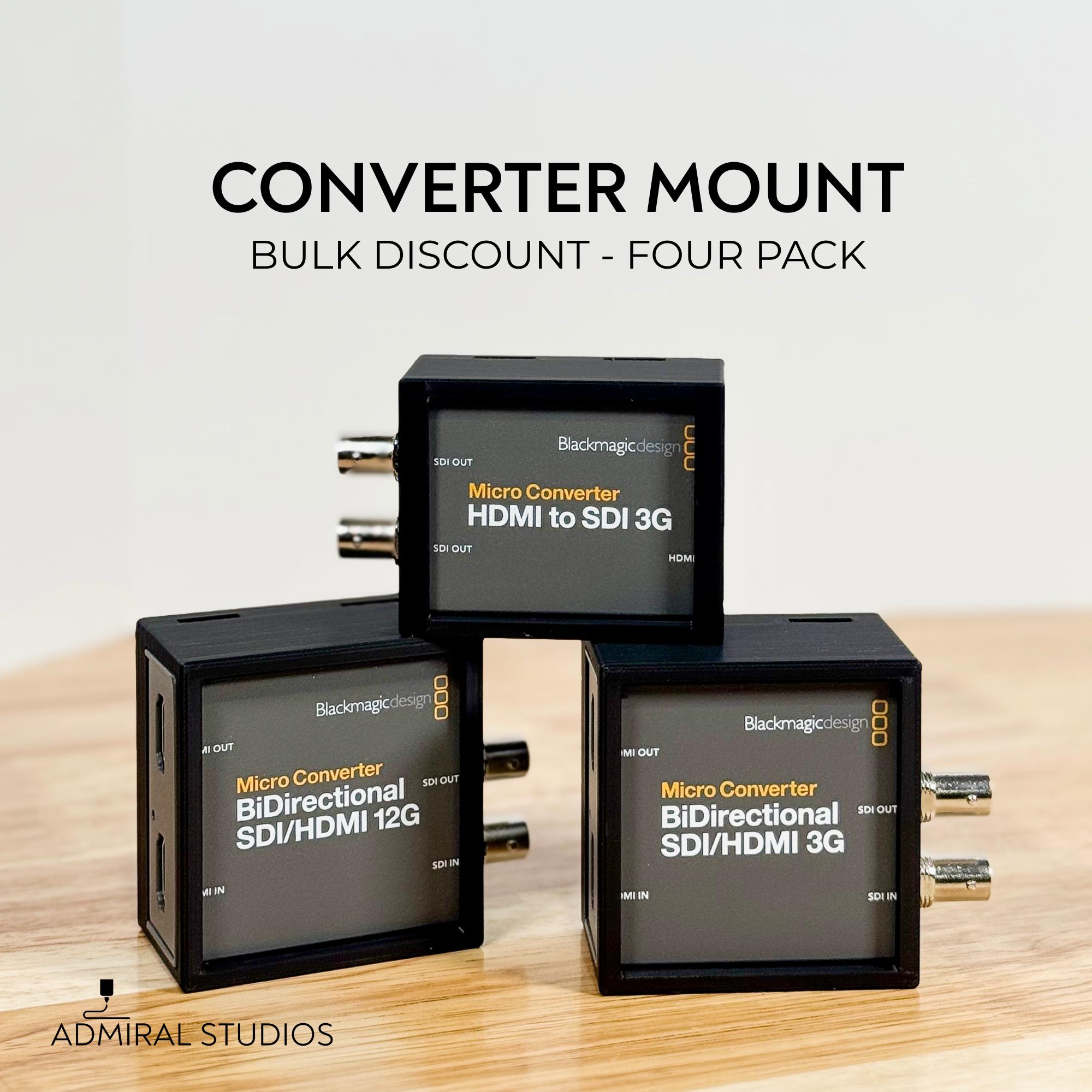 to HDMI Blackmagic SDI Design Blackmagic | Converters Micro 4個セット 3G 分配器・切替器