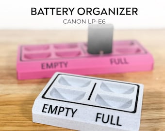 Organizador de baterías Canon LP-E6