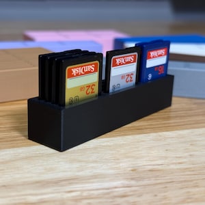 Porte-cartes SD de bureau - Basique | Support pour 12, 24 ou 36 emplacements avec option de montage magnétique