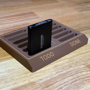Samsung T5 SSD Organizer – 12 Slot Drive Holder | Custom Colors | For Videographers & Creatives
