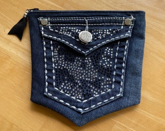 jeans with sparkle pockets
