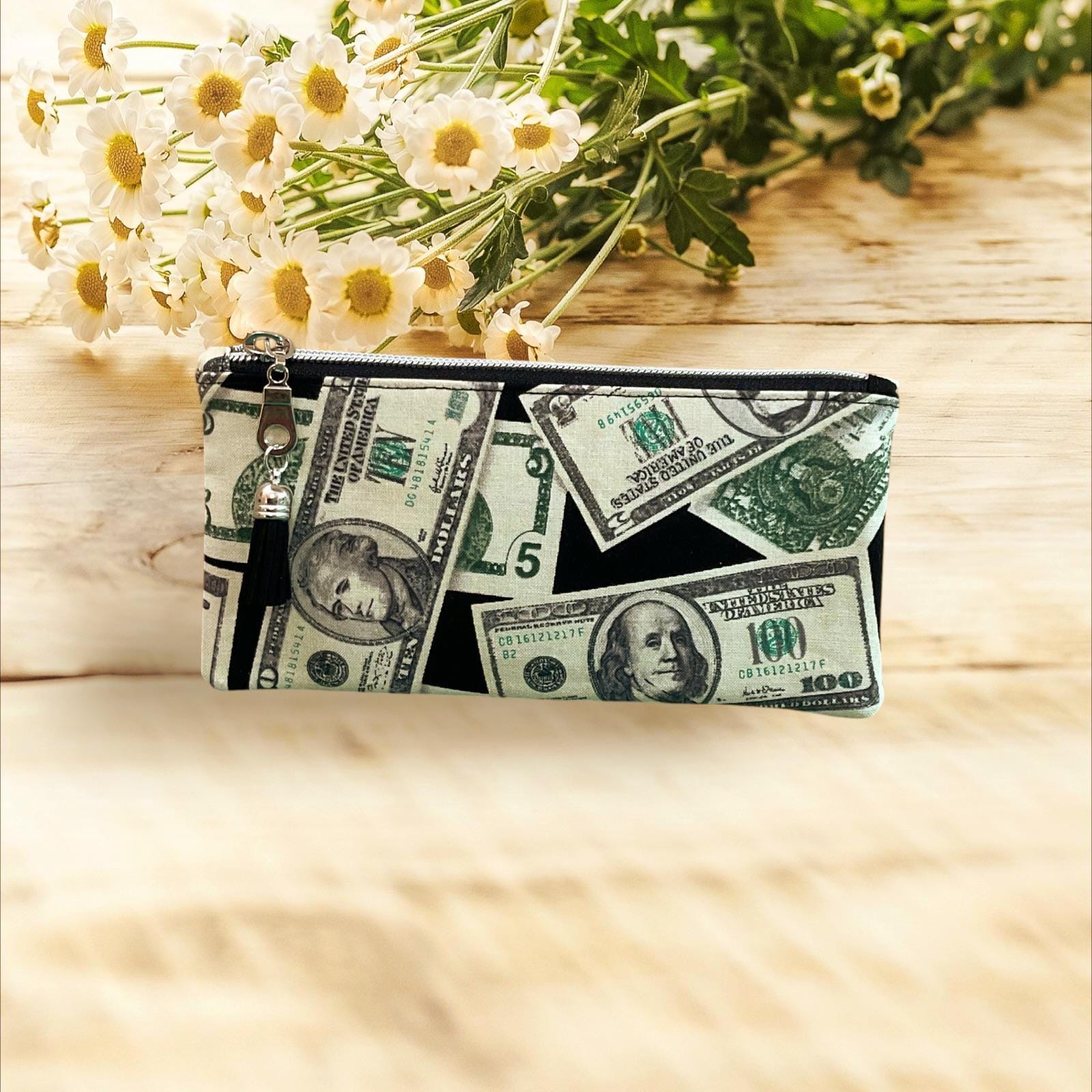Zipper Dollar Bill Pouch - Etsy Zipper Dollar Bill Pouch - Etsy