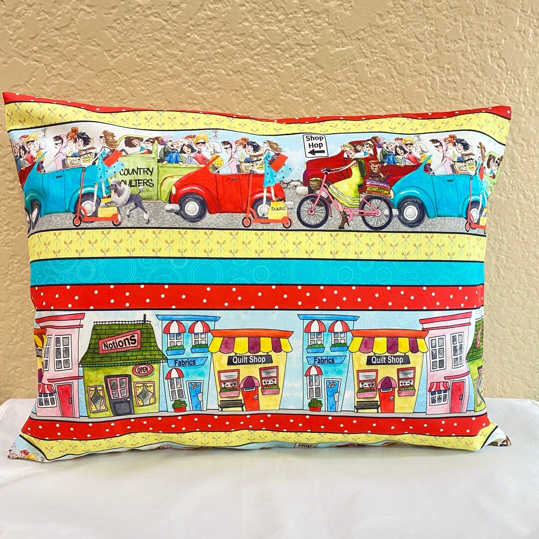 Travel Pillowcase/12 X 16/quilters/sewing Shops/sewing Notions/fabric