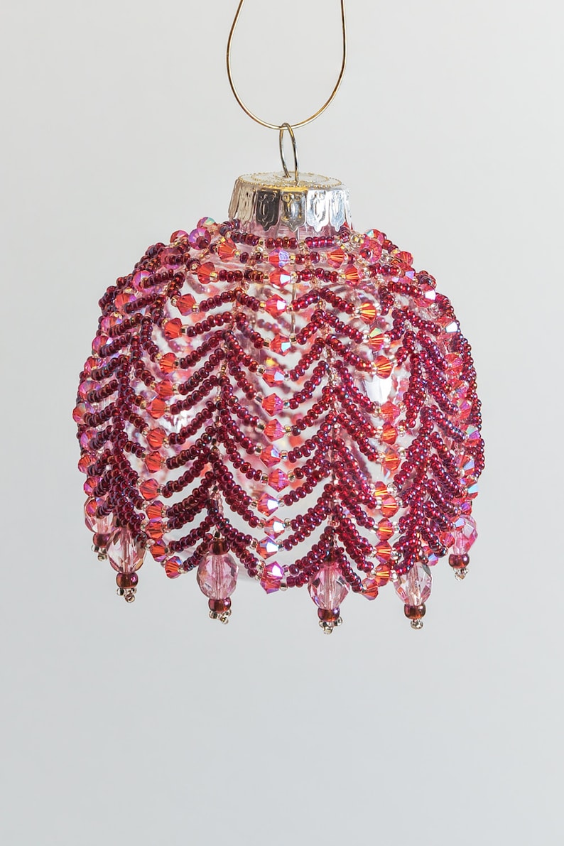 Beaded Ornament Cover 219
