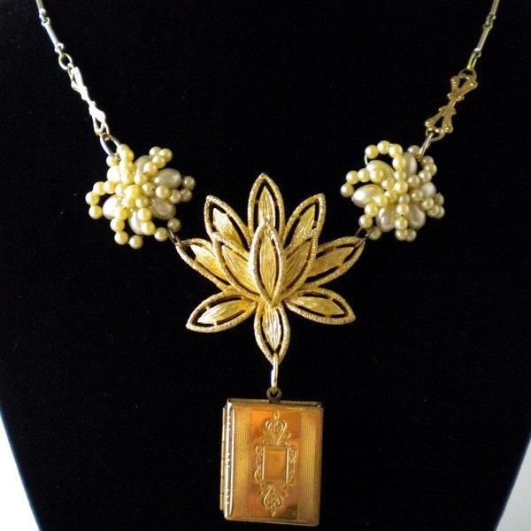 I Capture the Castle Necklace - Vintage Repurposed