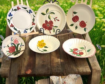 Blue Ridge Pottery plates and bowls Selection READ