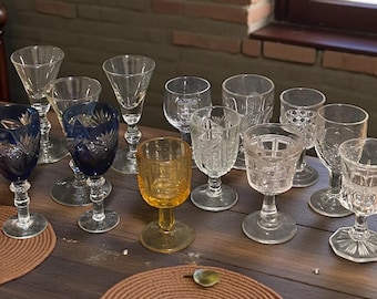 Vintage Variety of Cordial or Aperitif Glasses  YOU CHOOSE