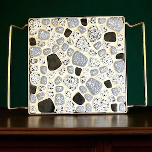 Mid Century Atomic Stone Trivet