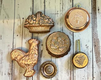 Vintage Copper Molds  Variety