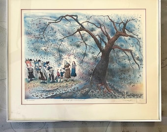 Seymour Rosenthal Lithograph “Tree of Life” signed and numbered