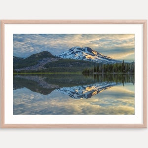 Central Oregon Photography Prints, South Sister, Bend, Mountains, Lake Wall Decor, Art Print, Nature, Landscapes, Metal Prints, Canvas Art