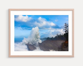 Oregon Coast, Fine Art Photography Print, Waves, Wall Decor, Art print, Nature, Landscapes, Large Print, Canvas Art