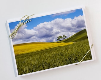 The Palouse Farmland 5 x 7 Greeting Cards, Blank, Set of 6,  Photography, Free Shipping!