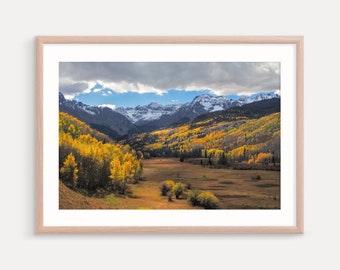 Colorado, Mountain, Fall Color, Wall Decor, Art Print, Nature Photography, Landscape Print, Metal Prints, Canvas Art