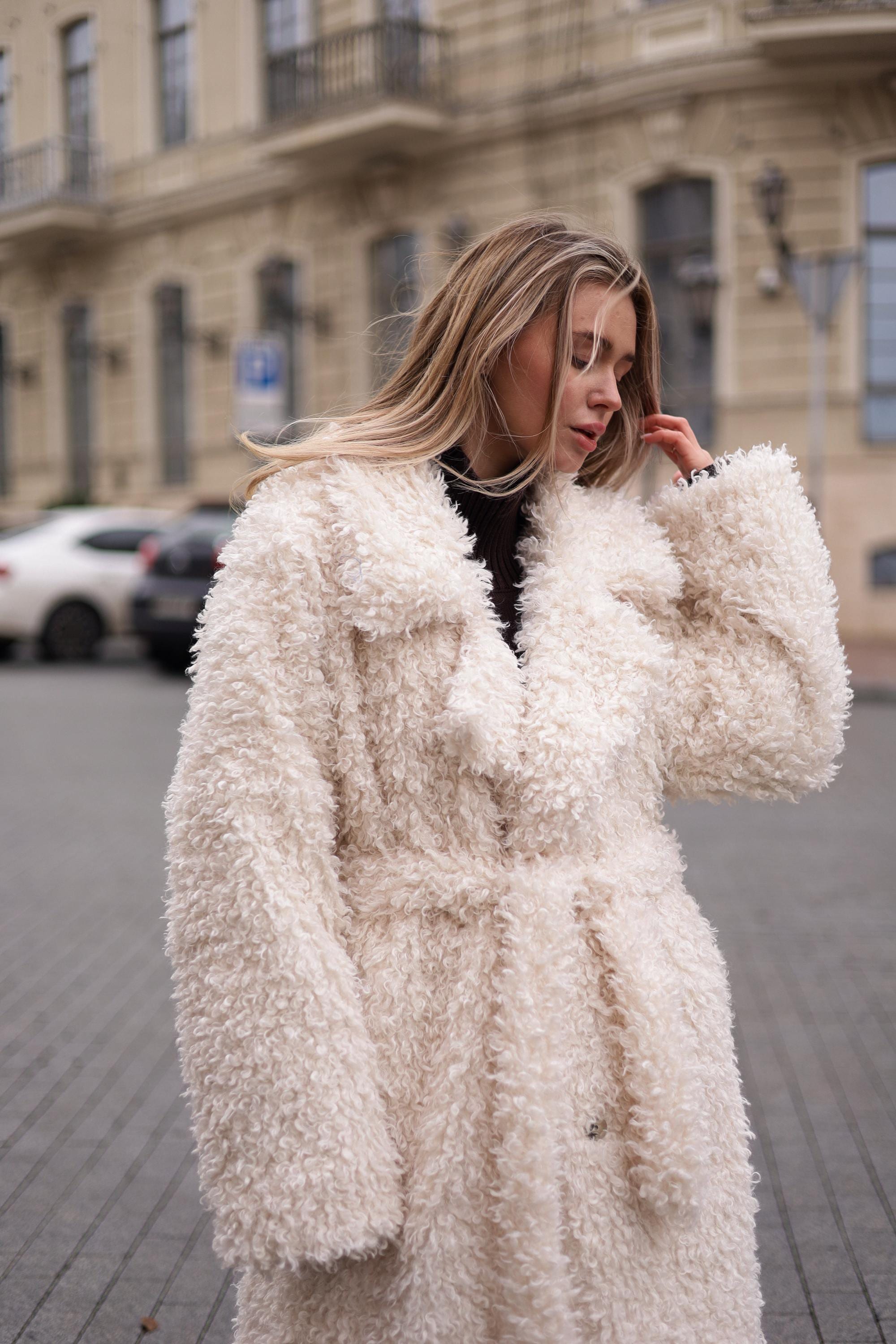 ジャケット・アウター SINSS Shaggy oversized coat S SINSS Shaggy oversized coat S