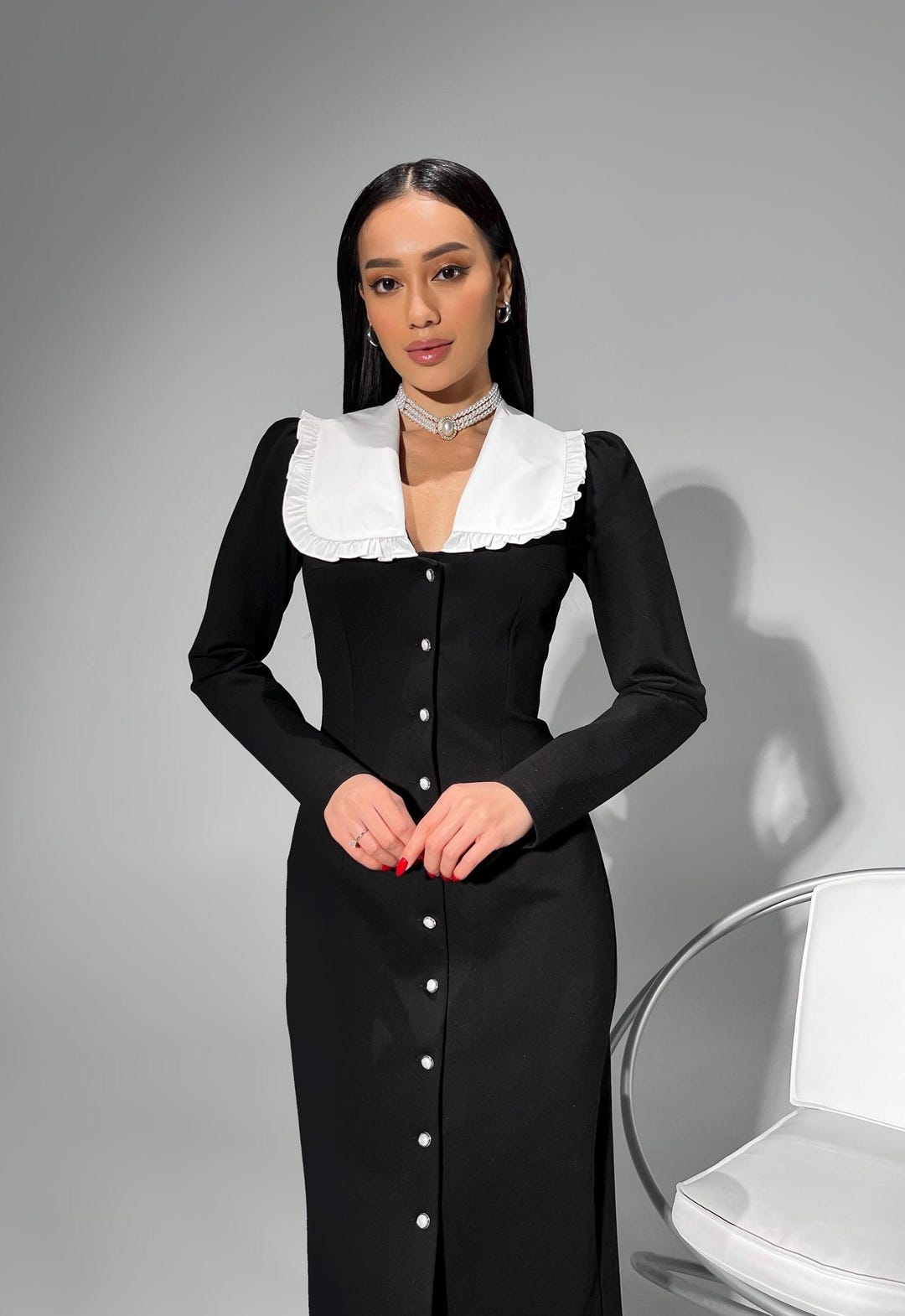 midi embroidered dress – SPRING FROST Boutique ellito Size:US 12 / UK 16 / EU 42 (L) ETRO Off-the-shoulder belted paisley-print