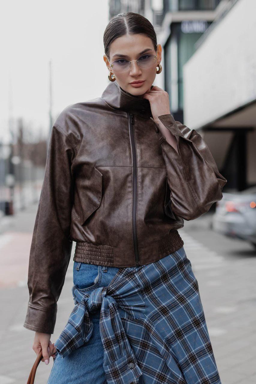 Bomber Jacket Naf Naf Gilet Buy Naf Naf Jacket Online In India India - Main Image