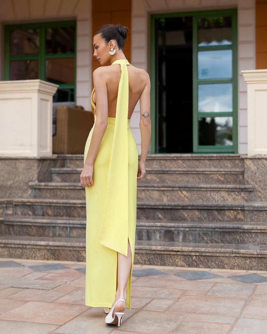 Maxi White Dress - Open Back , Cocktail Party Dress, Long Slip - Etsy Maxi White Dress - Open Back , Cocktail Party Dress, Long Slip - Etsy