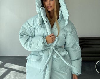 Winter Puffer Oversized Windproof & Waterproof, Warm Jacket, Puffer Coat, Waterproof Detachable Hood
