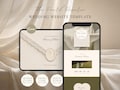 Pearl & Ivory Wedding Website Template Canva | Digital Wedding Invitation with RSVP | Instant Download product logo