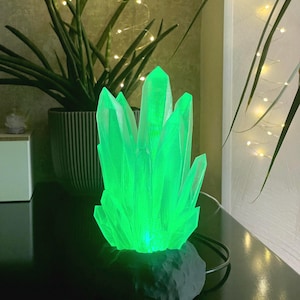 RGB Led Crystal Lamp – 3D Printed, 12 Colors