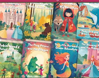 Kids eBook Template Bundle: Classic Fairy Tales (Digital Download)