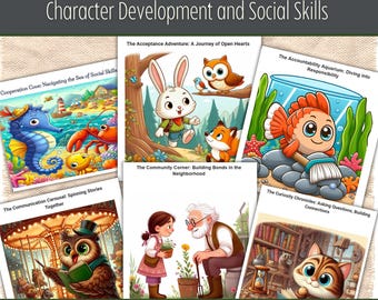 Kids' EBook Bundle: Character Development & Social Skills (Digital Download)