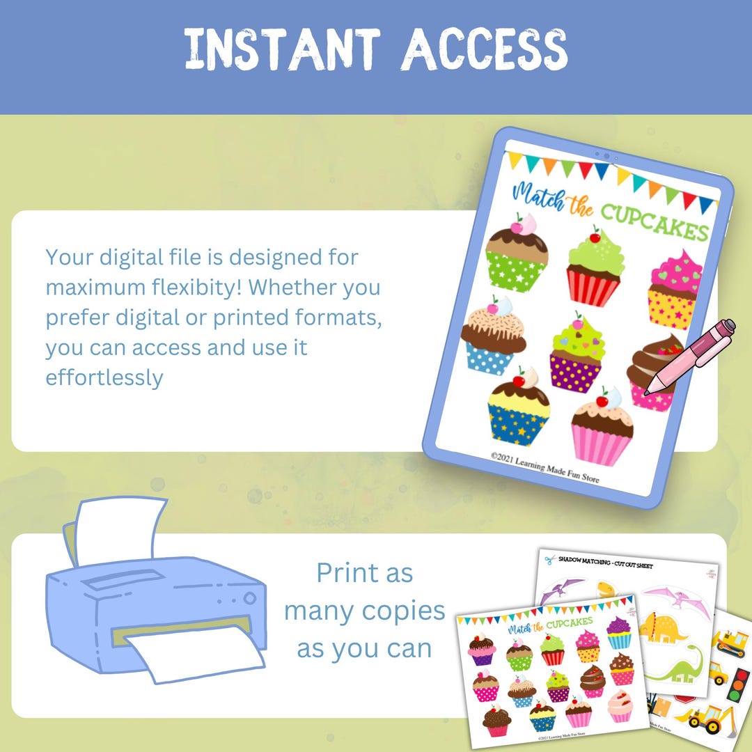Preschool Learning Bundle: Fun Printable Activities (PDF) - Etsy