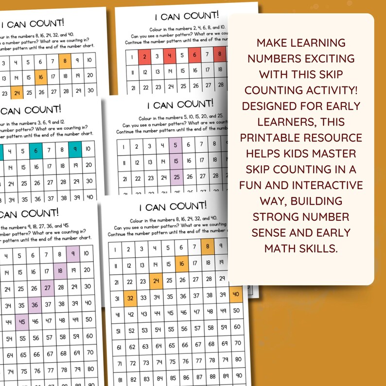 Skip Counting Activity | Printable Math Worksheets for Kids | Fun ...
