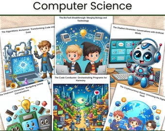 EBooks for Kids | Computer Science | Editable Digital Downloads | Kids Design | Kids eBook Template Bundle | Kids PLR