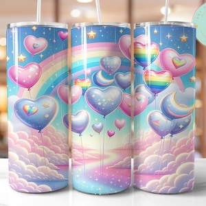 LGBTQIA+ Pride Rainbow Tumbler Wrap Pride Month Seamless 20oz skinny sublimation design, PNG instant digital download Gay Pride Tumbler Wrap