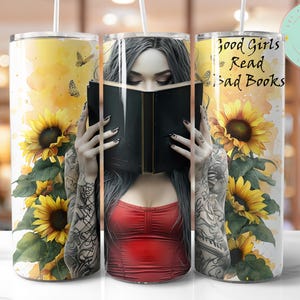 Book Smut Tumbler Wrap: Good Girls Read Bad Books (Digital Download)