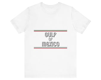 Camiseta del Golfo de México - Diseño vintage/retro