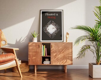 Lámina de boxeo de Muhammad Ali: decoración deportiva icónica