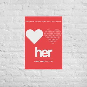 Her Movie Poster, Spike Jonze