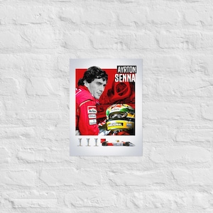 Ayrton Senna - F1 Poster