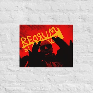 21 Savage Redrum Poster – Hip-Hop Wall Art (Unframed, Non-Official)