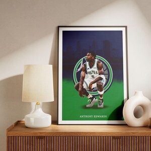 Anthony Edwards - Basketball Poster