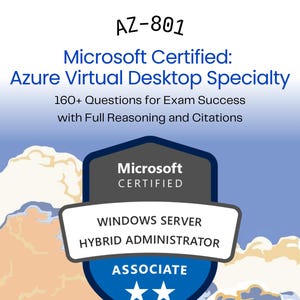 AZ-801 Übungsfragen für die Microsoft Windows Serr Hybrid Blister-Dokumentation